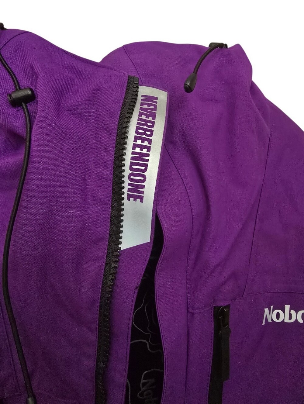 NOBADAY Ski Jacket Purple Camo Insulated Coat Women's Medium NEW With TAGS - Picture 12 of 13